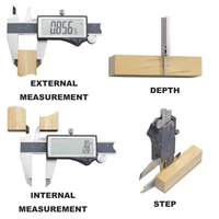 Clockwise Tools DCLR-0605 IP54 RS232 Digital Caliper 6 inch
