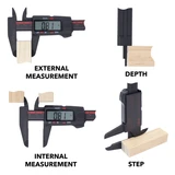 VINCA DCPA-0605 Plastic Digital Caliper