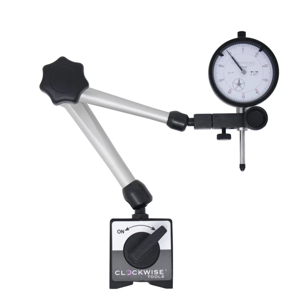 Clockwise Tools DIMR Dial Indicator and Magnetic Base