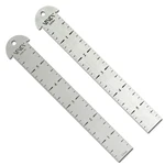 VINCA SSRH Stainless Steel Hook Ruler