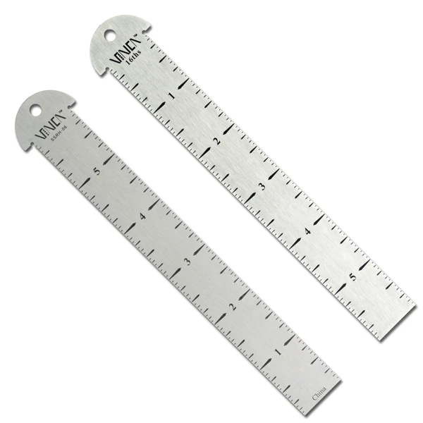VINCA SSRH Stainless Steel Hook Ruler