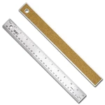VINCA SSRN Stainless Steel Ruler with Non-Slip Cork Base