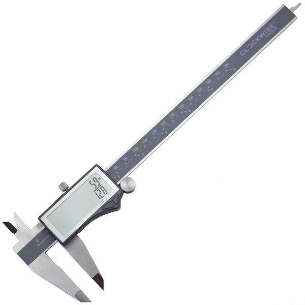 Clockwise Tools DCLR-0805 IP54 RS232 Digital Caliper 8 inch